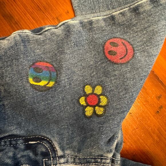 Girls vintage painted  jeans size 4 EUC - Picture 7 of 7